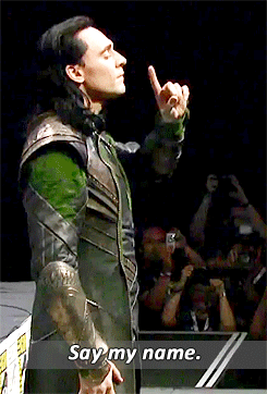 whatevervivie:   “ LOKI !! ”  I recently saw an interview where he revealed that he wrote his own speech. He KNOWS what he is doing.