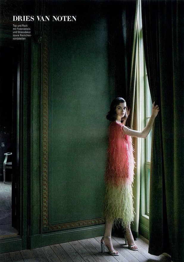 blankforblack:  Da Blüht Uns Was!  Grazia (Germany) september 2013 photographer: