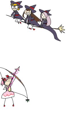 poorly-drawn-madoka: Kill witches, get bitches.