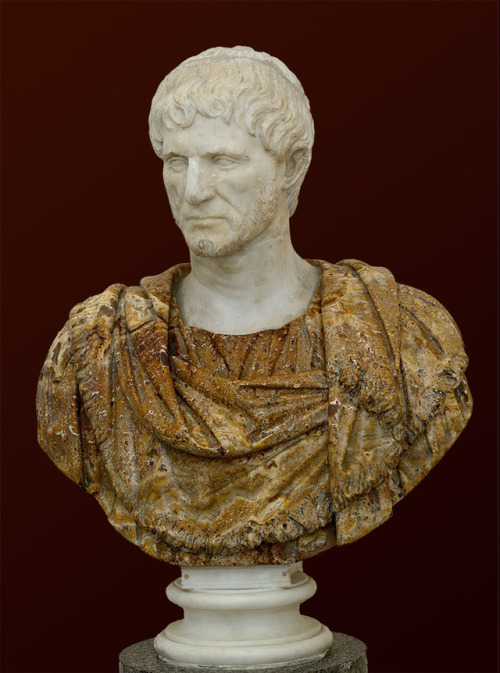 theancientwayoflife:~ Lucius Junius Brutus (presumably).Date: A.D. 98-117 (or 100-124)Provenance: Na