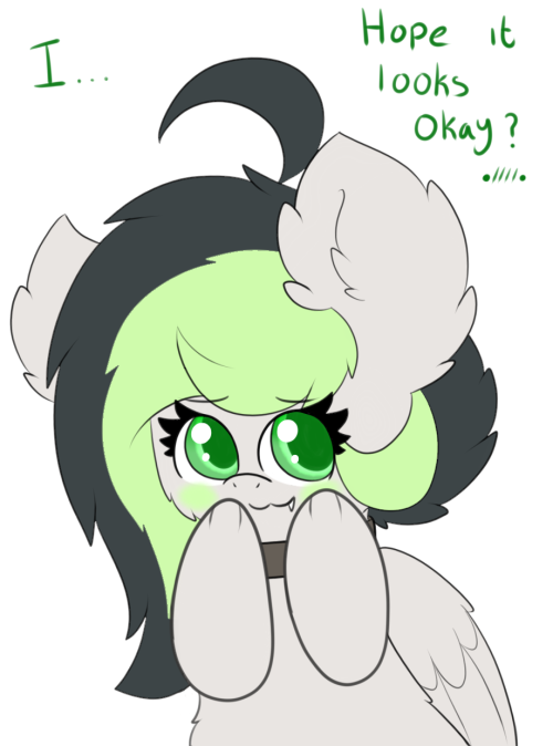 askbreejetpaw:  ..Does it look okay to you guys? ;w; Ask Bree || Submit || Reblog Me || Commission Me ||   Cute as ever, Bree~! ^w^