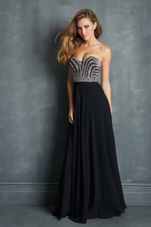 Black high low prom dresses 2016