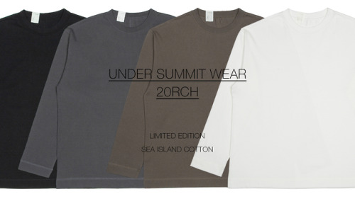 UNDER SUMMIT WEAR
20RCH
LIMITED EDITION
SEA ISLAND COTTON