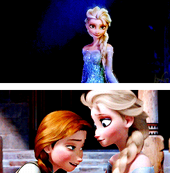 kpfun:Anna making Elsa and Kristoff smile
