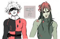 Harley/Ivy drawings from this weekend  ❤ 