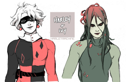 Harley/Ivy drawings from this weekend  ❤   Patreon + Ko-fi   