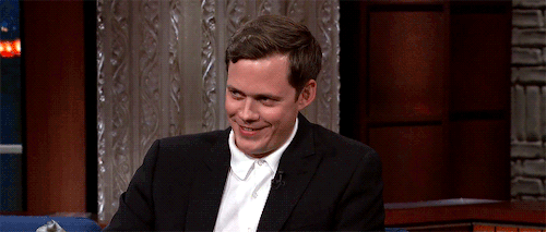 holtmccallany:  You play a monster really well.  Bill Skarsgård on The Late Show with Stephen Colber