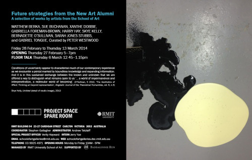 If you&rsquo;re in Melbourne, check out this show I&rsquo;m in. Curated by Peter Westwood. M