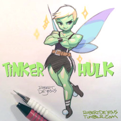 lovelygirlsandgeekystuff:  Tinker Hulk by