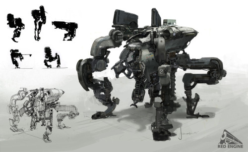 pinkamenadiane-pie:  Hawken Concept Art 