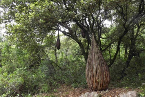 jedavu:  Forest Sculpture by Spencer Byles   This is seriously cool! Someone take me here!
