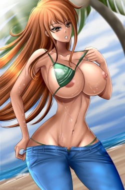 flower-xl:  Nami - One Piece Art © flowerxl.deviantart.com