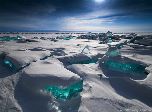 aquaticwonder: Shades of Turquoise Ice In the winter, for about five months or from Januar