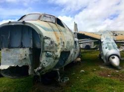 abandonedandurbex:  Abandoned Cubana Airliner,