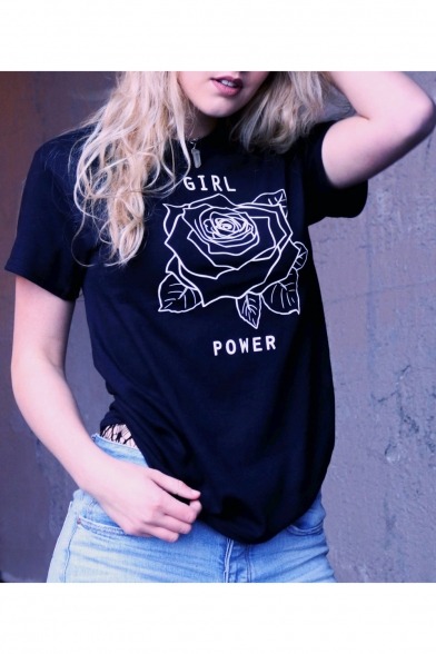 sillybou: Tumblr T-shirts  Never Sarcastic   Cartoon Girl  Girl Power Rose    Floral Letter  Daddy’s Lil Monster      104%Tired  Double Cherry    OH.Boy  Tommy Jeans    Letter Planet Get your favorite while they’re on sale! 