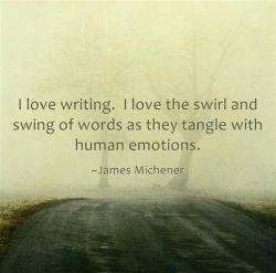 ilovereadingandwriting:  I love writing (via Pin by Kelly Leiter on Writing Inspiration | Pinterest) 