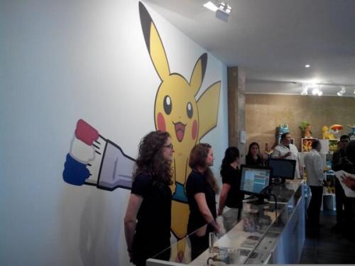 pokemon-global-academy:  Inside the Paris Pokemon Center by Natachouille  i really want to go here and its actually feasible where im at now but i wont have my passport back before the temporary pokemon center closes sad shit