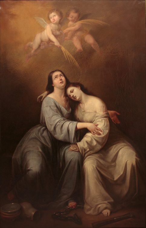 Antonio Maria Esquivel - Saint Justa and Saint Rufina (1844)