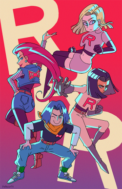 papricots:  RED RIBBON ROCKET 🚀 wow! i’m back!! with another crossover no one asked for!!! i’ll have this print at cons and maybe in my shop later. thanks for looking! 