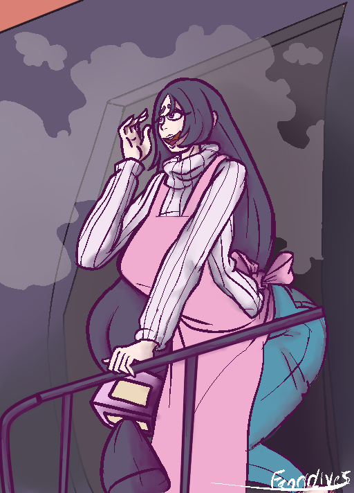fenrirdraws:A drawing of Raikou calling Master and Kintoki in for a Mother’s Day meal!
