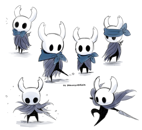 drawloverlala:Some Hollow Knight doodles  :3