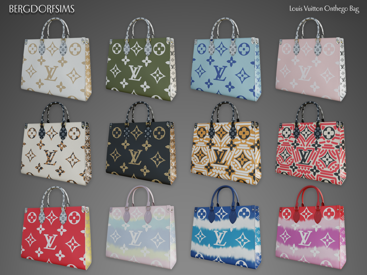 LV GAME ON CŒUR HEART BAG  Sims 4 collections, Bags, The sims 4 packs