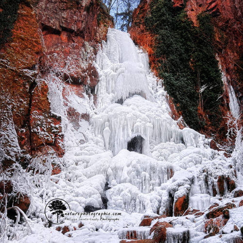 Cascade du Nideck -17° by Philippe Sainte-Laudy on Flickr.