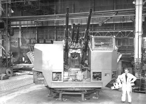 Bofors Gun Mounting at the Scotswood Works by Tyne &amp; Wear Archives &amp; Museums Vi