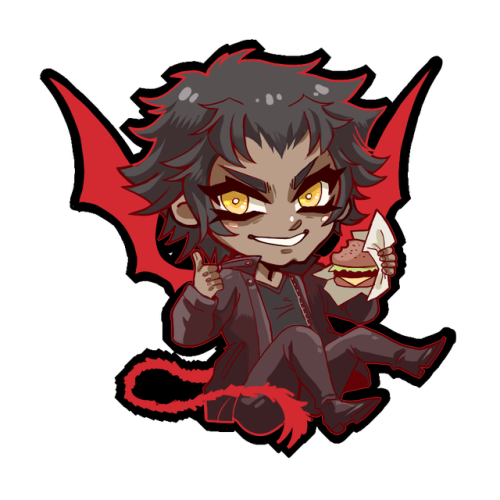 Devilman acrylic charm wips. Follow for order details.