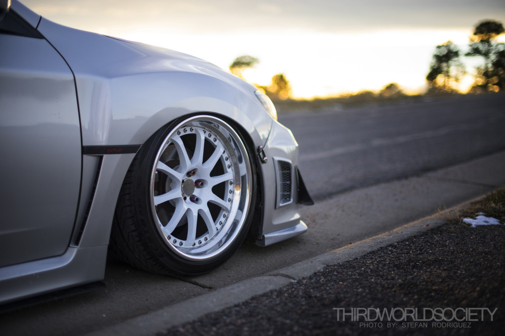 thirdworldsociety:  Breath of Fresh Air: Slammed Subaru WRX Feature Live HERE  