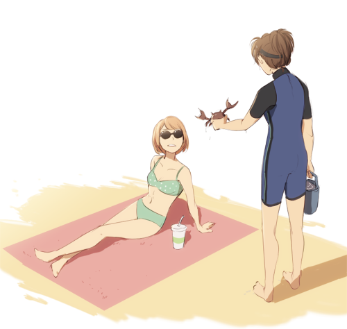 oeilvert:  look at this crab 