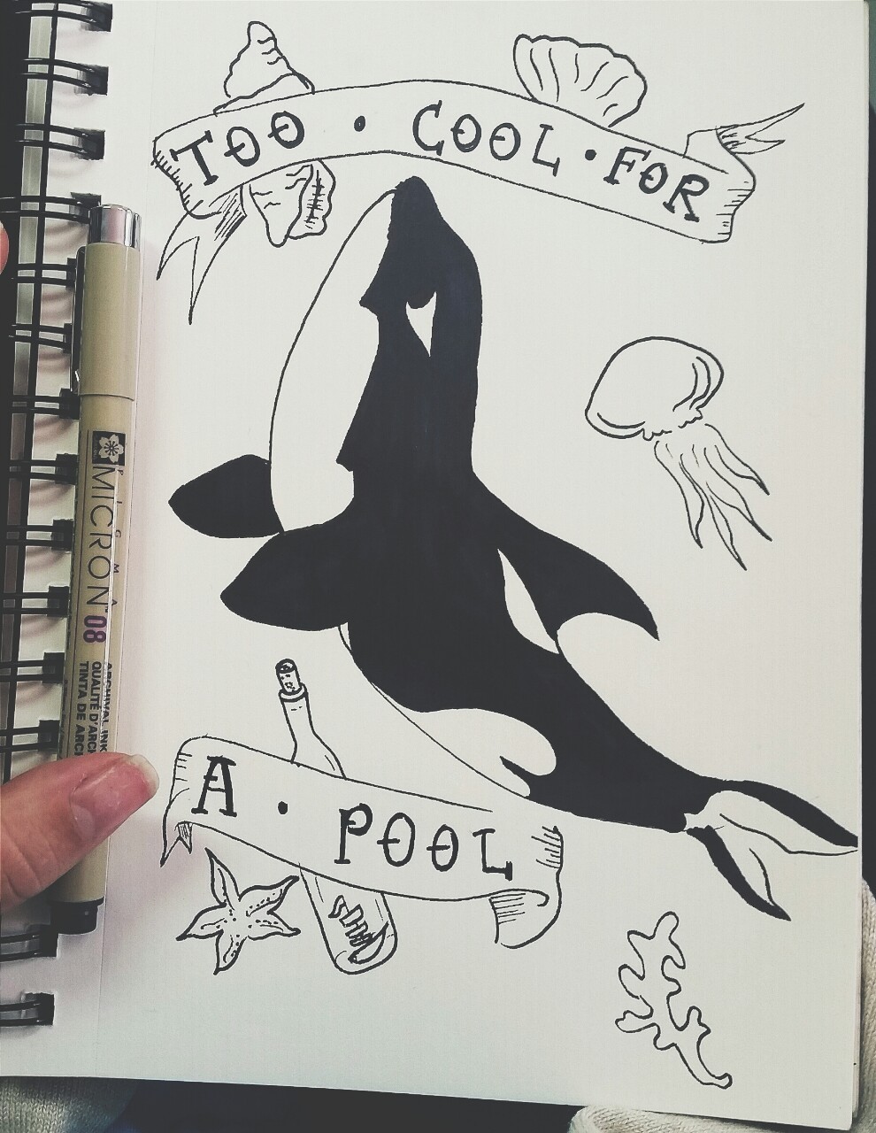 baddestsideofb:  katsadako:  baddestsideofb:A little drawing I created at work, in