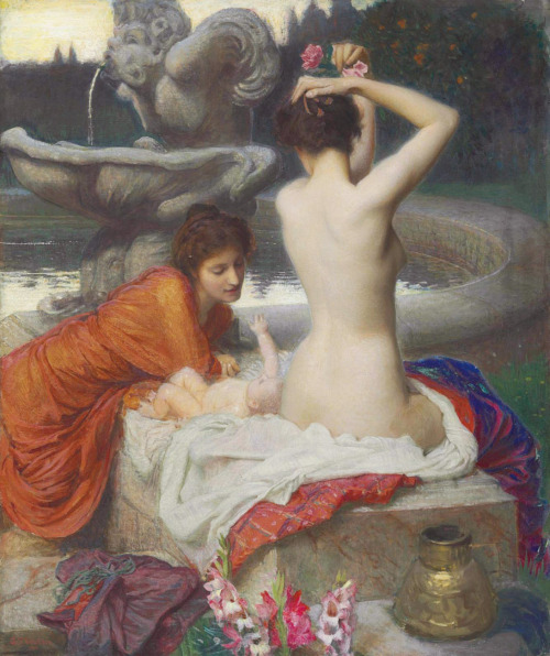 silenceforthesoul:George Spencer Watson (1869-1934) - The Fountain