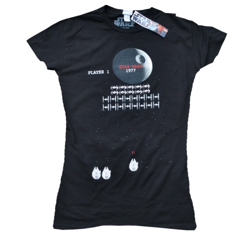 Four styles of Star Wars ladies t-shirts are available from Pop Cultcha - thekesselrunway.dr-