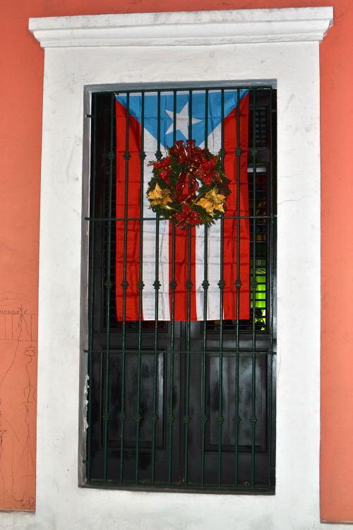 Holiday decorations in Old San Juan, Puerto Rico (2014).