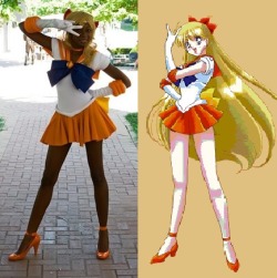 qwopisinthemailbox:  pillowbedhead:  sailormoonlife:  So…everyone knows anime body proportions are idealized and kind of insane.  But then I find this woman online. This amazing human with HER ANIME LEGS! SUPER LONG SKINNY ANIME LEGS! WHAT?! HOW??