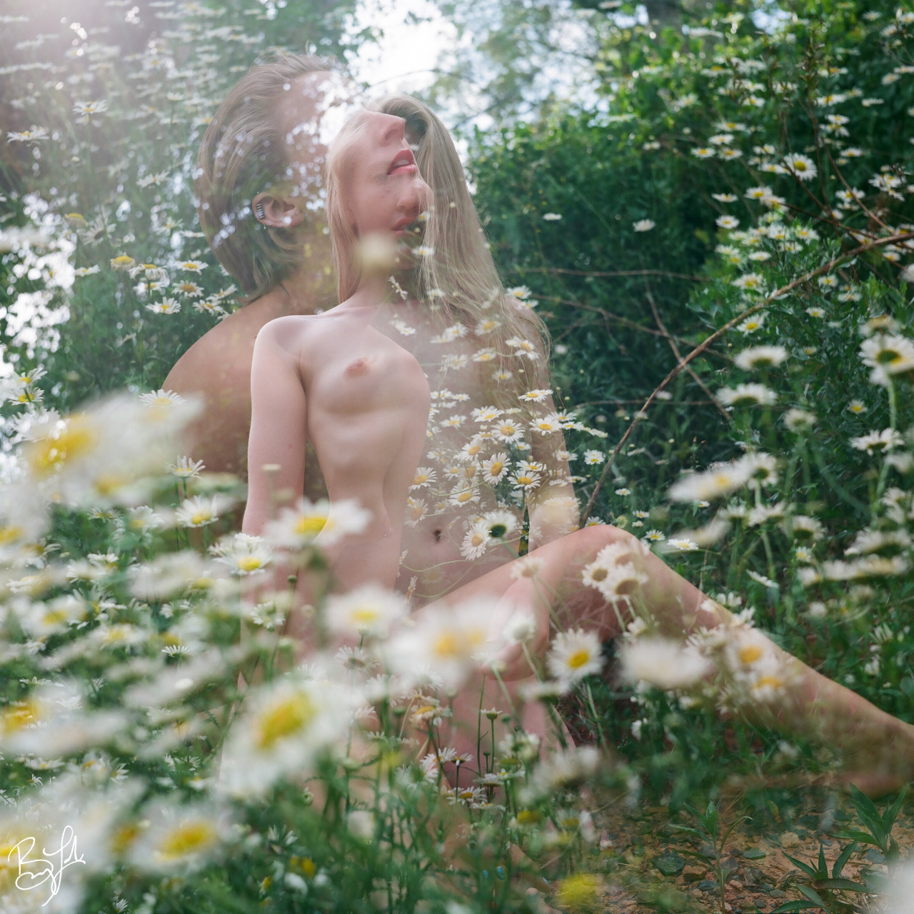 bunnyluna:  Diplopia with Tiffany Helms by Bunny LynchDouble exposure on medium format