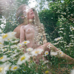 Bunnyluna:  Diplopia With Tiffany Helms By Bunny Lynchdouble Exposure On Medium Format