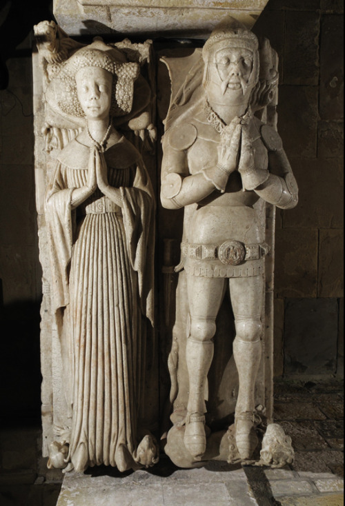 Effigies of Sir Richard Redman (Redmayne) (+1426) and Elizabeth Aldeburgh (+1417 or 1434) in All Sai