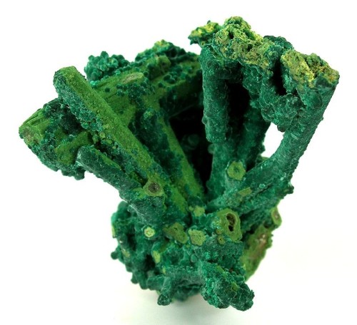 mineralogue: Bayldonite is a relatively rare green secondary arsenate mineral. It has the chemical c