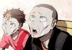 kurokocchiz:favorite platonic relationship+Haikyuu!!-requested by nnishikihbros! - tanaka & noya 