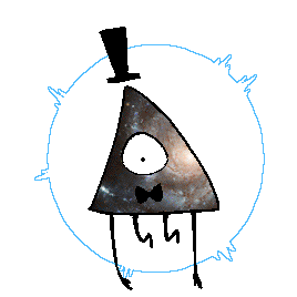 kinseis:  Have a pixel Bill army to celebrate the return of our triangle overlord after a whole year! They’re all transparent, you can use them for your blog theme as long as you credit me in the sidebar or somewhere else. 