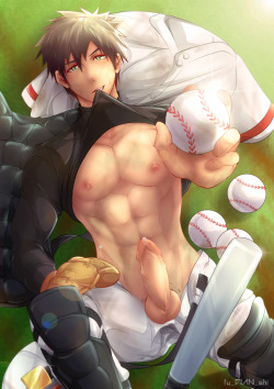 chrishotrod2000:  Baseball Drawing by http://fu-dian-shi.tumblr.com