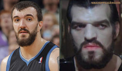 nbadoppelgangers:  Nikola Pekovic | Non the