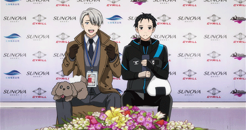 ianime0:   Yuri!!! on Ice | Yuuri and Viktor  