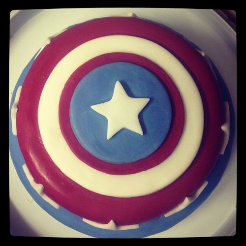 Captain America Cake I made 