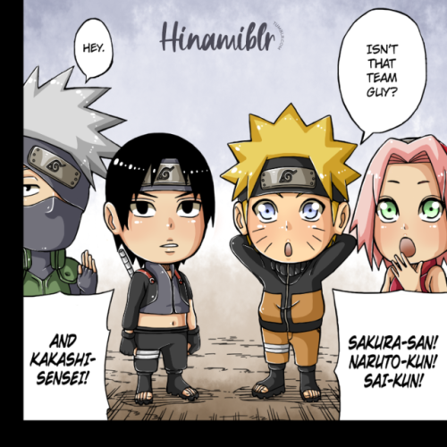 . Team 7 . with Sai .from Rock Lee’s Springtime of Youth!