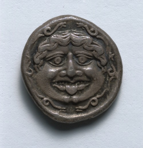 Hemidrachma: Gorgoneion (obverse), c. 400 BC, Cleveland Museum of Art: Greek and Roman ArtSize: Diam