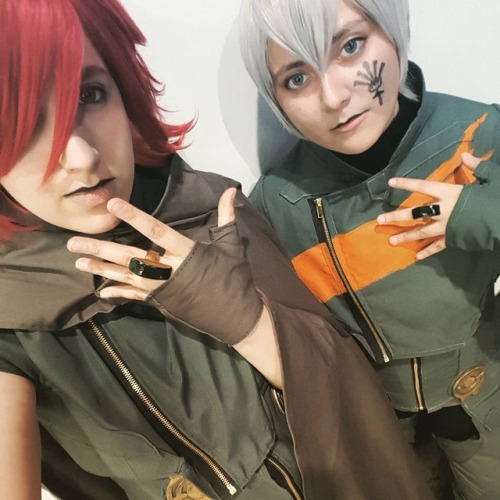 Pics with @rogueconduit from Dokomi Saturday! &lt;3A handful of people actually recognized us and it