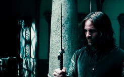 ioda:    I am Aragorn, son of Arathorn, and am called Elessar, the Elfstone, Dúnadan, the heir of Isildur Elendil’s son of Gondor. Here is the Sword that was Broken and is forged again! Will you aid me or thwart me? 